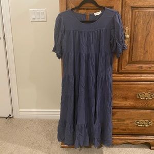 Bohme size medium navy flowy dress